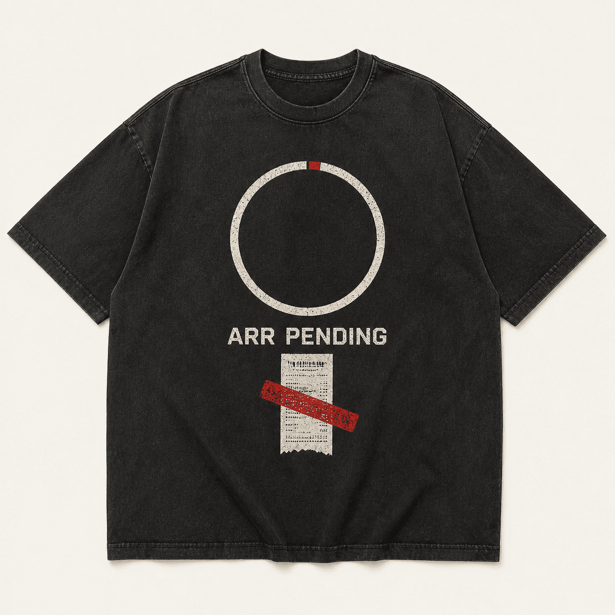 ARR Pending washed-black T-shirt